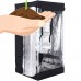 Costway Indoor Grow Tent Room Reflective Hydroponic Non Toxic Clone Hut 6 Size (24''X24''X48'')   